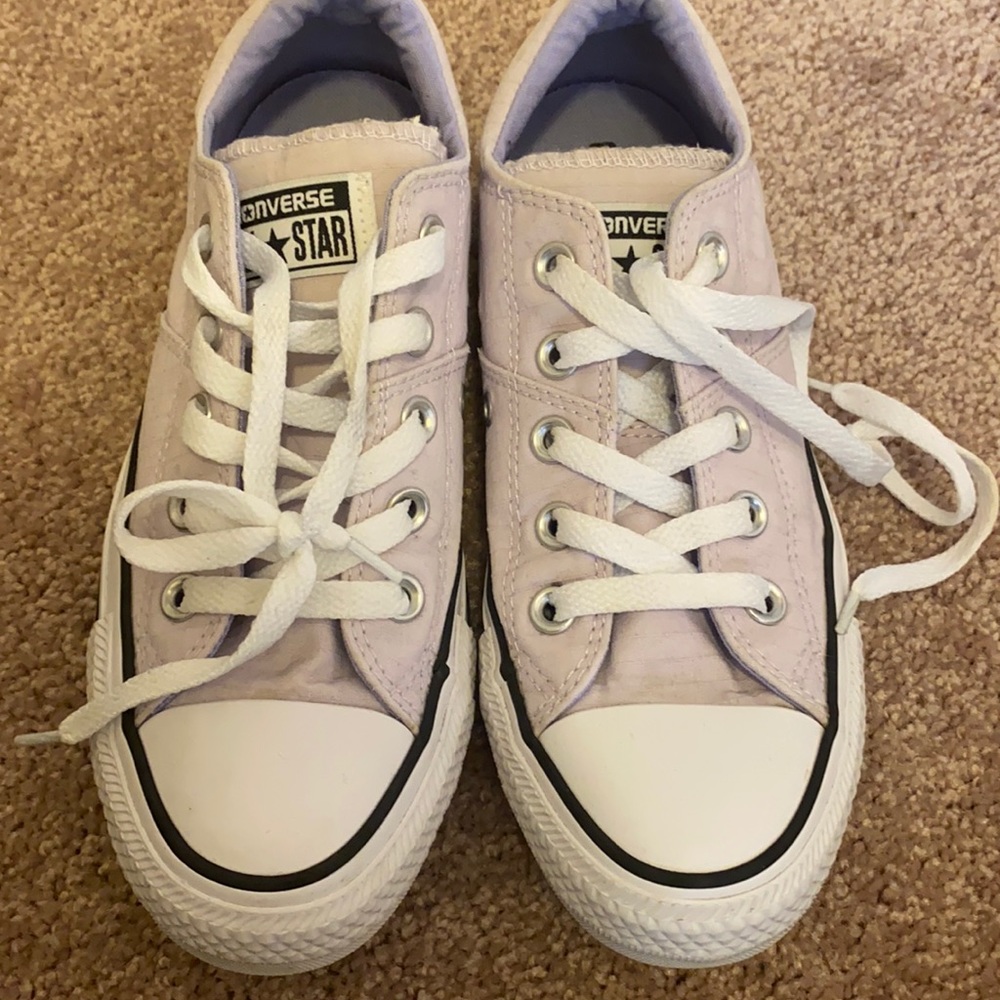 Lavender converse